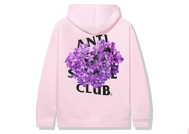 Anti Social Social Club All Rise Hoodie Pink