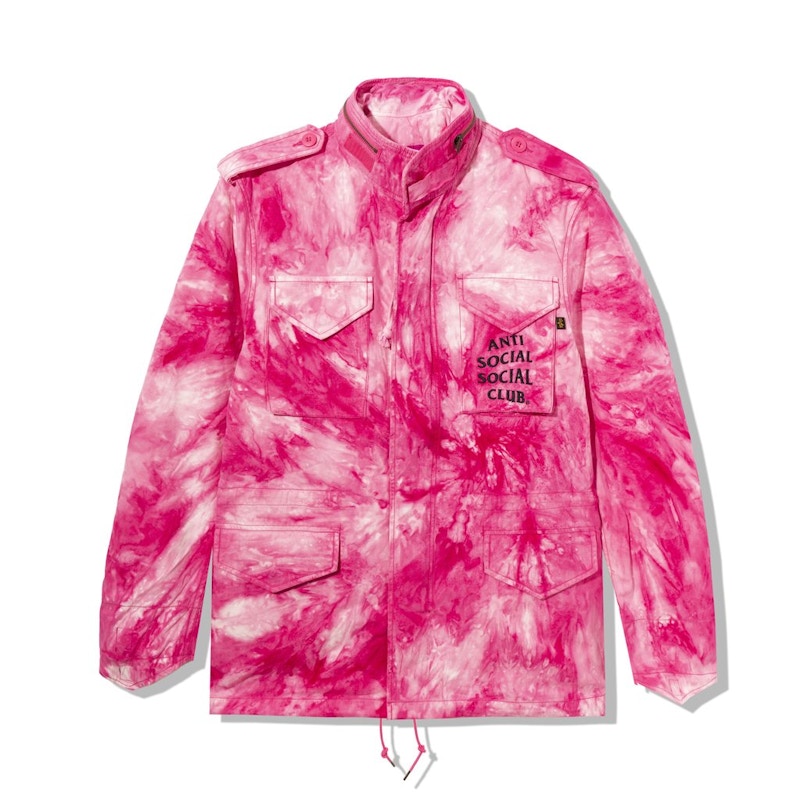 Anti Social Social Club Alpha Industries x ASSC M-65 Jacket Tie Dye Pink