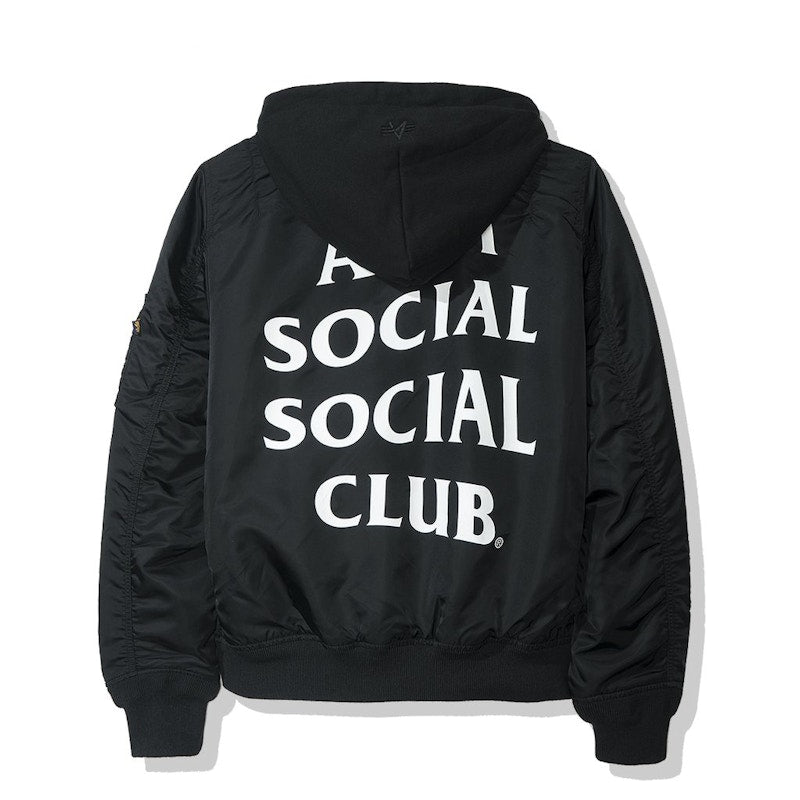 Anti Social Social Club Angela MA1 Jacket (FW19) Black