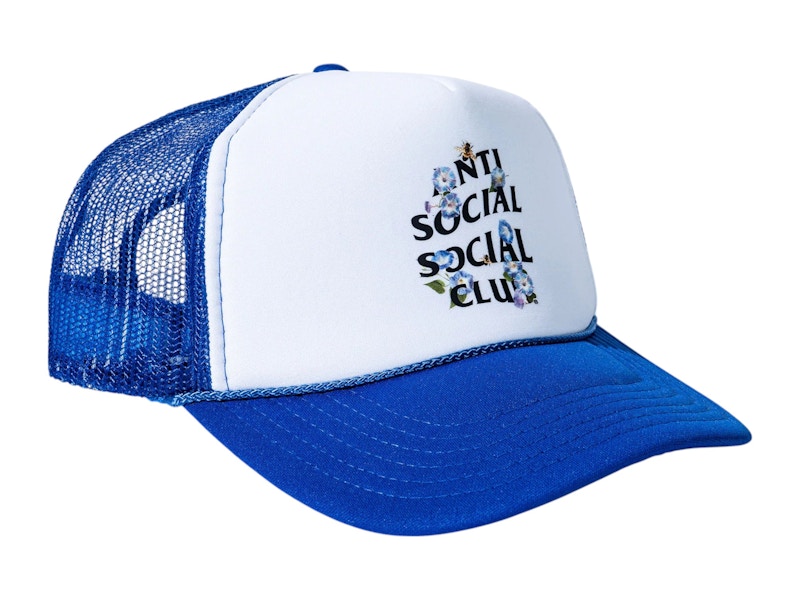 Anti Social Social Club Apis Mellifera Cap White/Blue