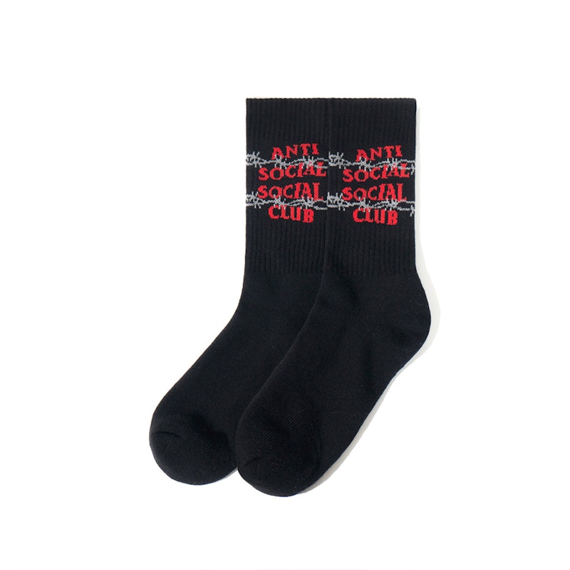 Anti Social Social Club Barbara Socks Black