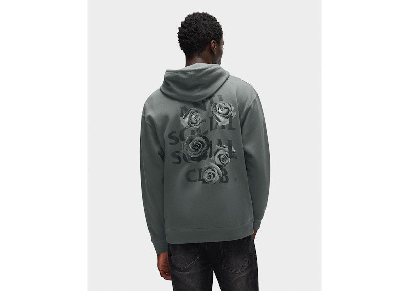Anti Social Social Club Bat Emoji Hoodie Charcoal