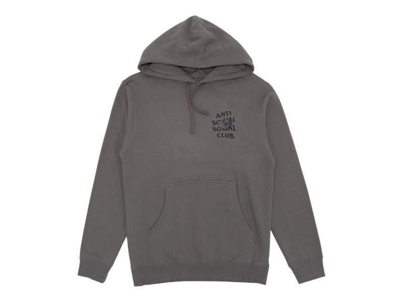 Anti Social Social Club Bat Emoji Hoodie Charcoal