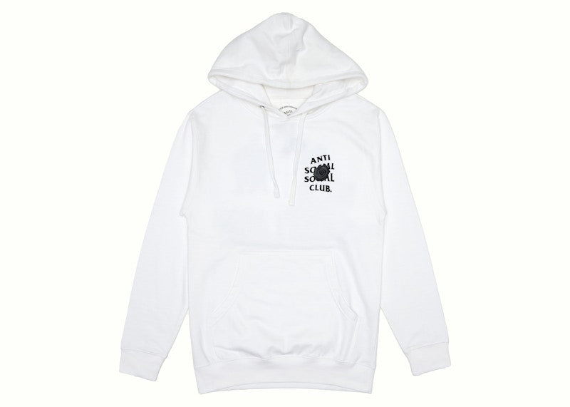 Anti Social Social Club Bat Emoji Hoodie White