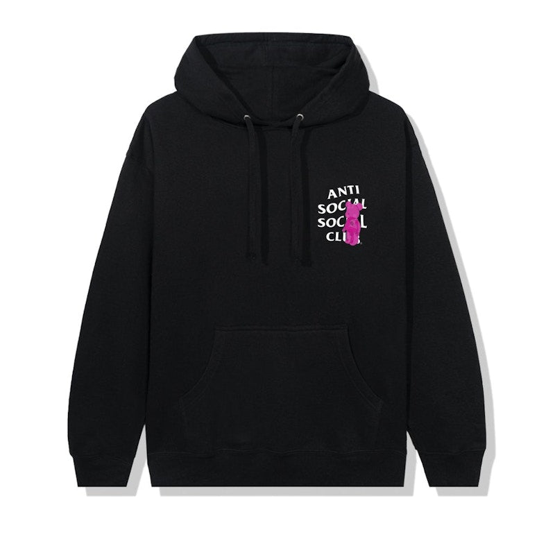 Anti Social Social Club Bearbrick Hoodie Black