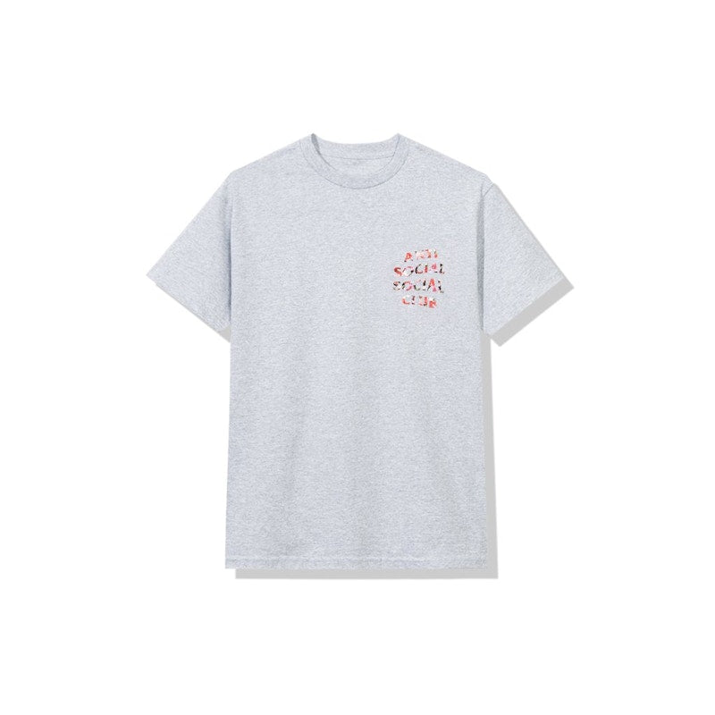Anti Social Social Club Bed Tee Grey
