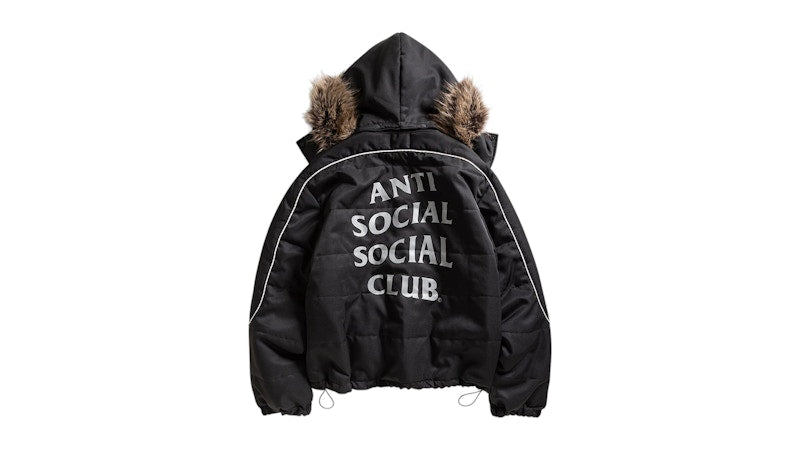 Anti Social Social Club Black Puffer Black