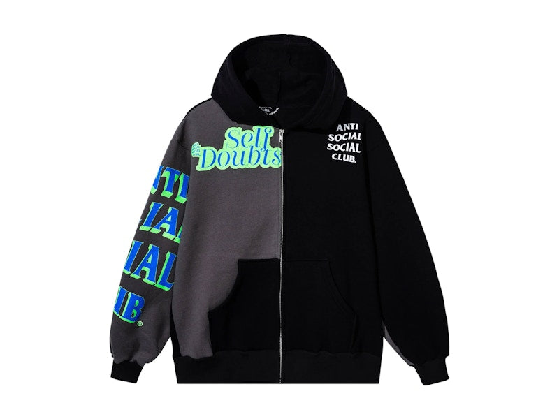 Anti Social Social Club Block Hoodie Black/Multi