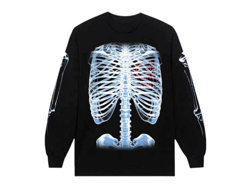 Anti Social Social Club Bones Long-Sleeve T-shirt Black