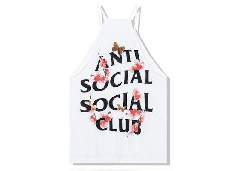 Anti Social Social Club Boogie Board Womens Tank Top White