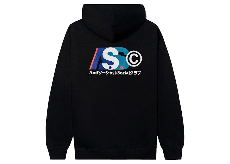 Anti Social Social Club Build Up Hoodie Black
