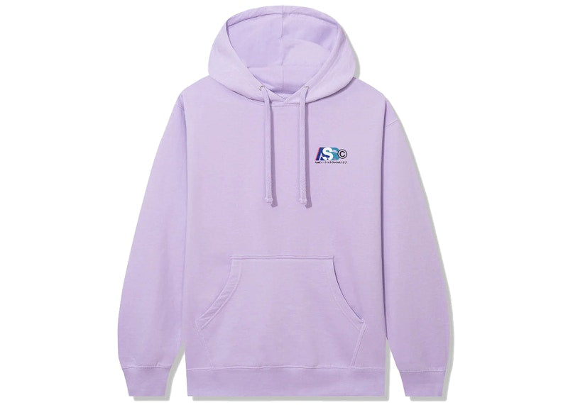 Anti Social Social Club Build Up Hoodie Lavender