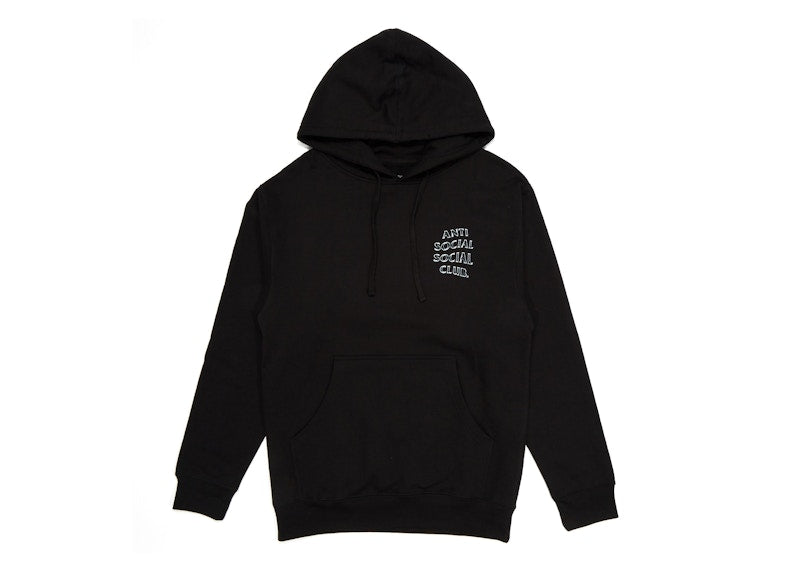 Anti Social Social Club Burnout Hoodie Black