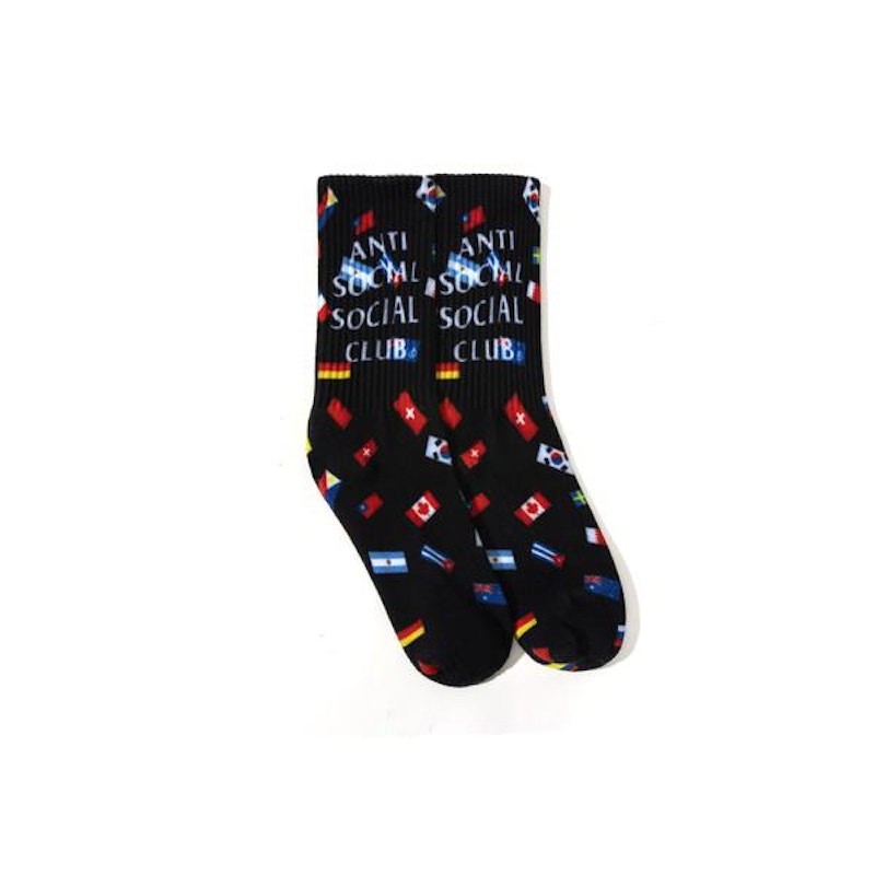 Anti Social Social Club Business Socks Black