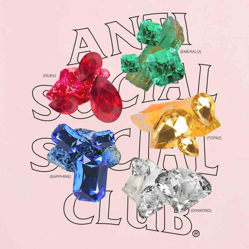 Anti Social Social Club Bussin Hoodie Pink