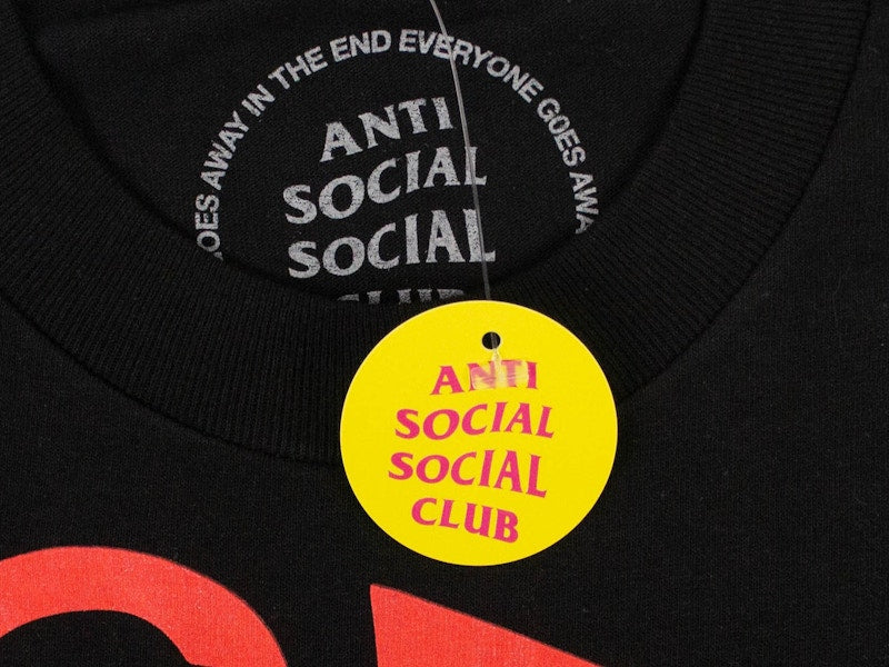 Anti Social Social Club CYA Get Weird T-shirt Black