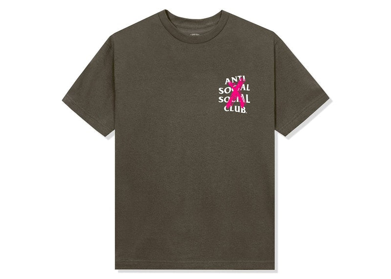 Anti Social Social Club Cancelled F&F Tee Brown