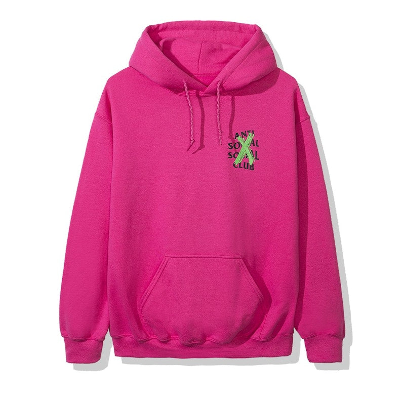 Anti Social Social Club Cancelled Remix Hoodie (FW19) Pink