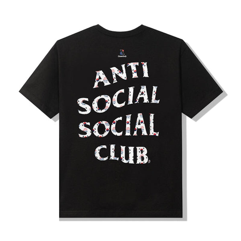 Anti Social Social Club Case Study Flag T-shirt Black