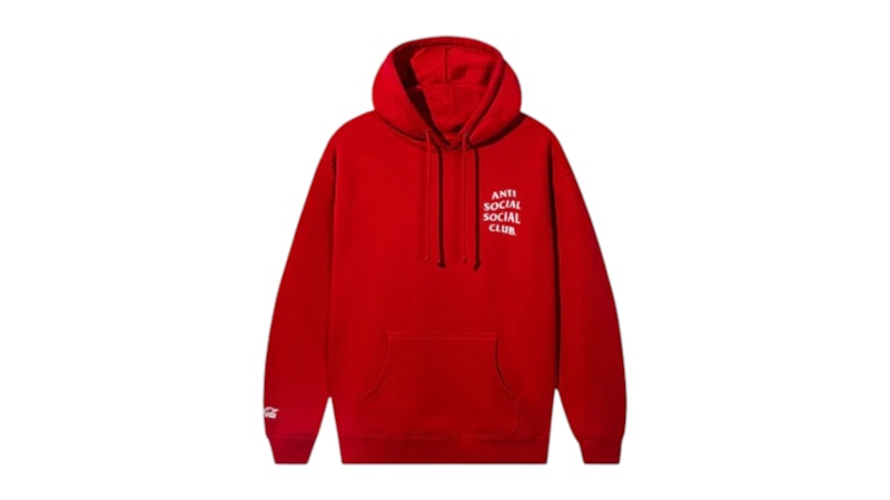 Anti Social Social Club Coca-Cola PB Hoodie Red
