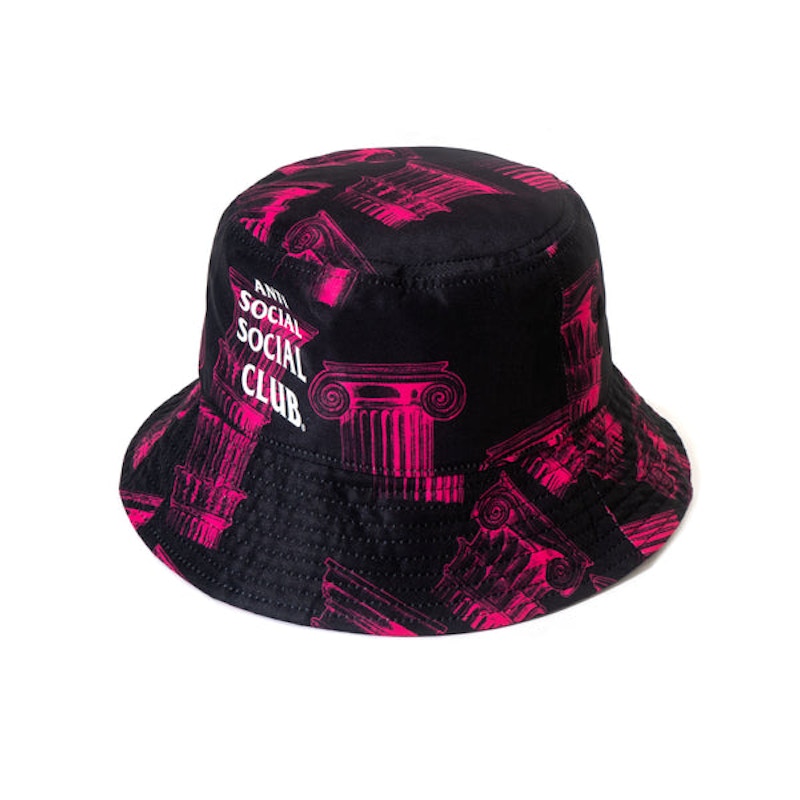 Anti Social Social Club Collapse Bucket Cap Black