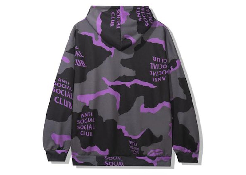 Anti Social Social Club Cotton Candy Hoodie Black Camo