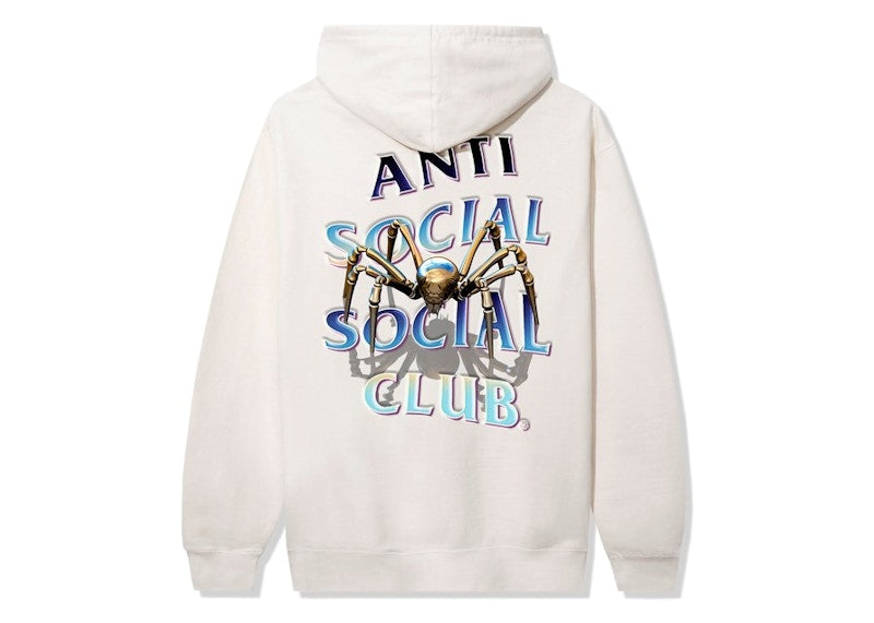 Anti Social Social Club Crawl To Me Heaveyweight Hoodie Bone
