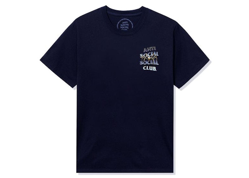 Anti Social Social Club Crawl To Me Tee Navy