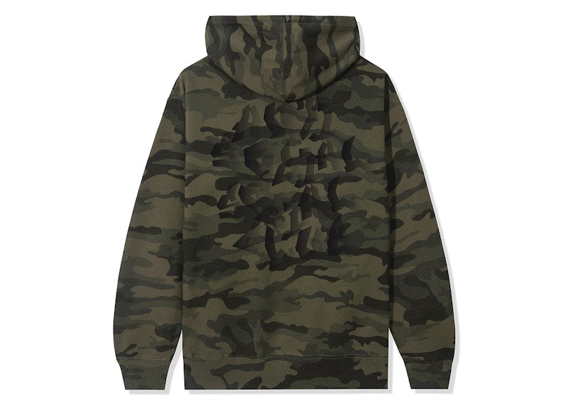 Anti Social Social Club Cry Out Loud Hoodie Forest Camo