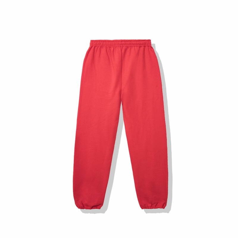 Anti Social Social Club Dialtone Sweatpants Red