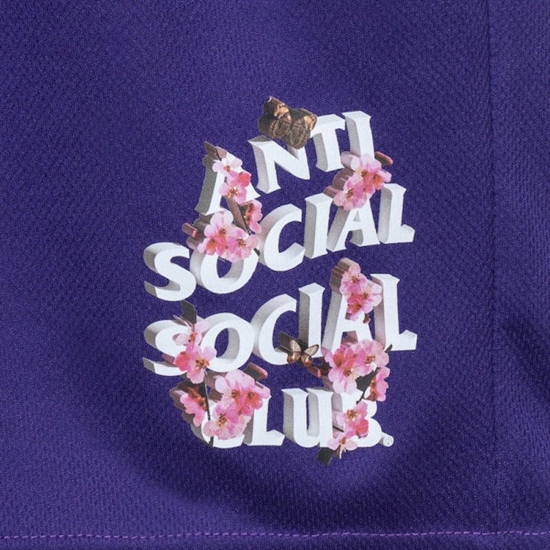 Anti Social Social Club Drama Club Mesh Shorts Purple