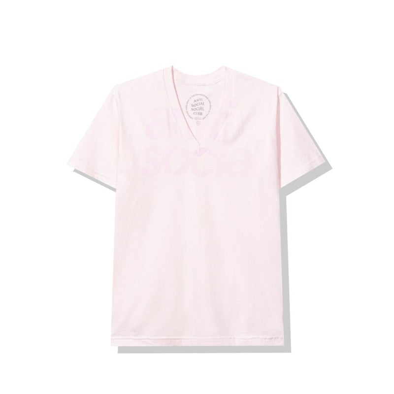 Anti Social Social Club Enrique Vneck Tee Pink