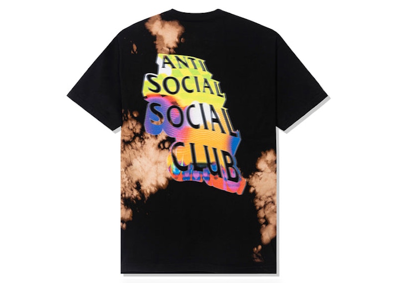 Anti Social Social Club Entheogen Tie Dye Tee Black