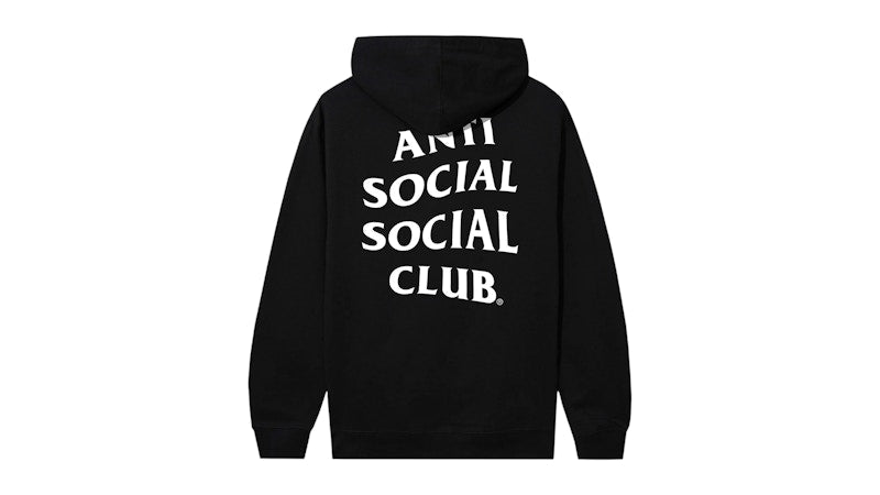 Anti Social Social Club Exit Hoodie Black
