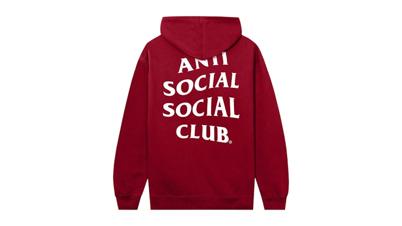 Anti Social Social Club Exit Hoodie Red