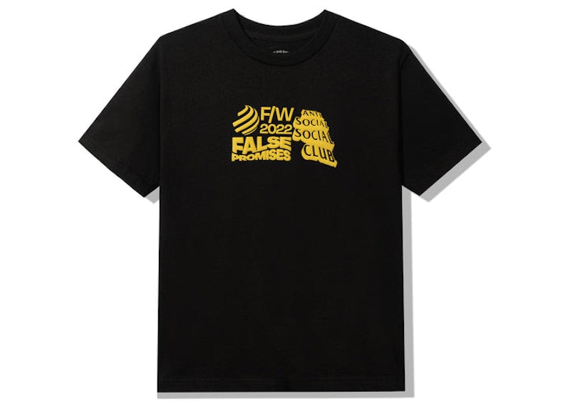 Anti Social Social Club False Promises T-shirt Black
