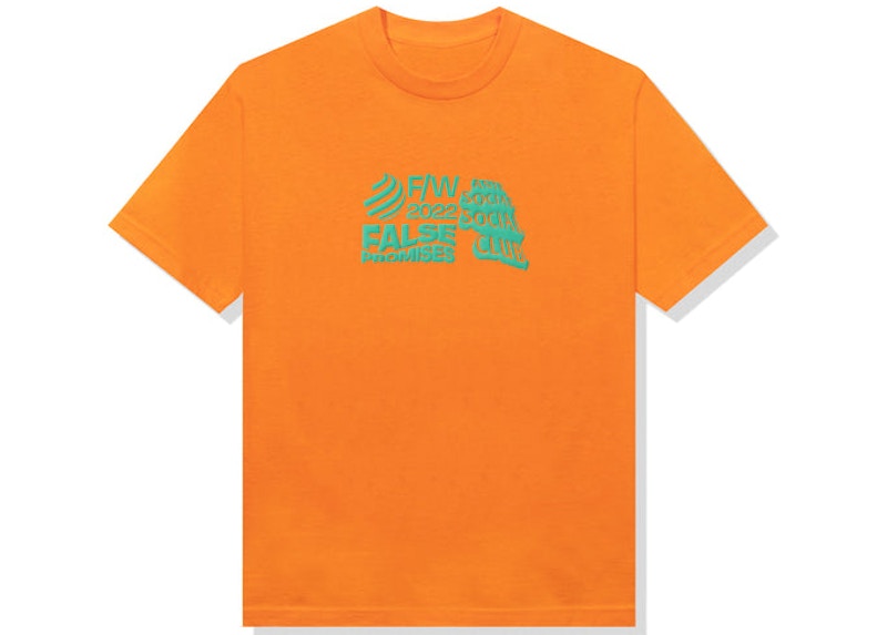 Anti Social Social Club False Promises T-shirt Orange