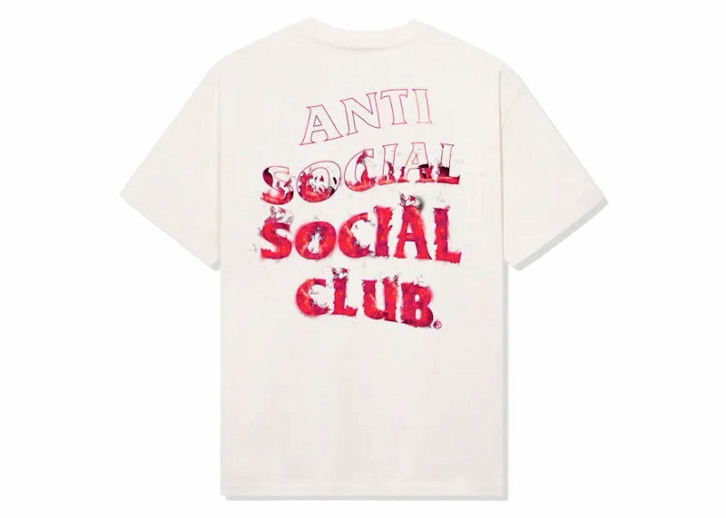 Anti Social Social Club Fire Inside Tee Natural