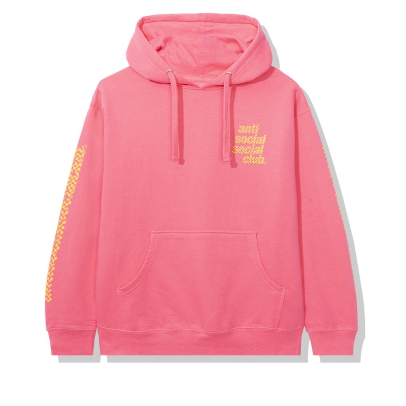 Anti Social Social Club Food Court Hoodie Pink