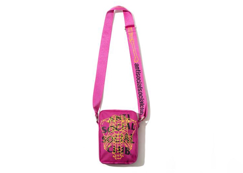 Anti Social Social Club Fracture Side Bag Pink