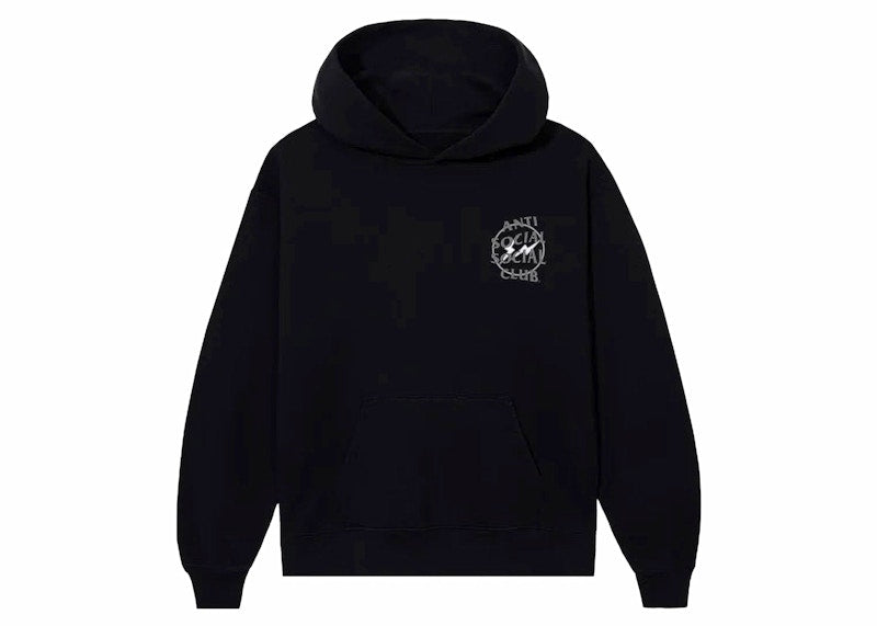 Anti Social Social Club Fragment Half Tone Hoodie Black/Gray
