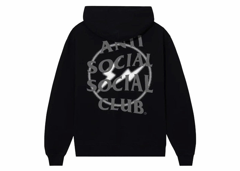 Anti Social Social Club Fragment Half Tone Hoodie Black/Gray