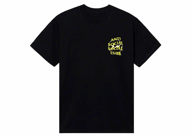 Anti Social Social Club Fragment Half Tone Tee Black/Yellow