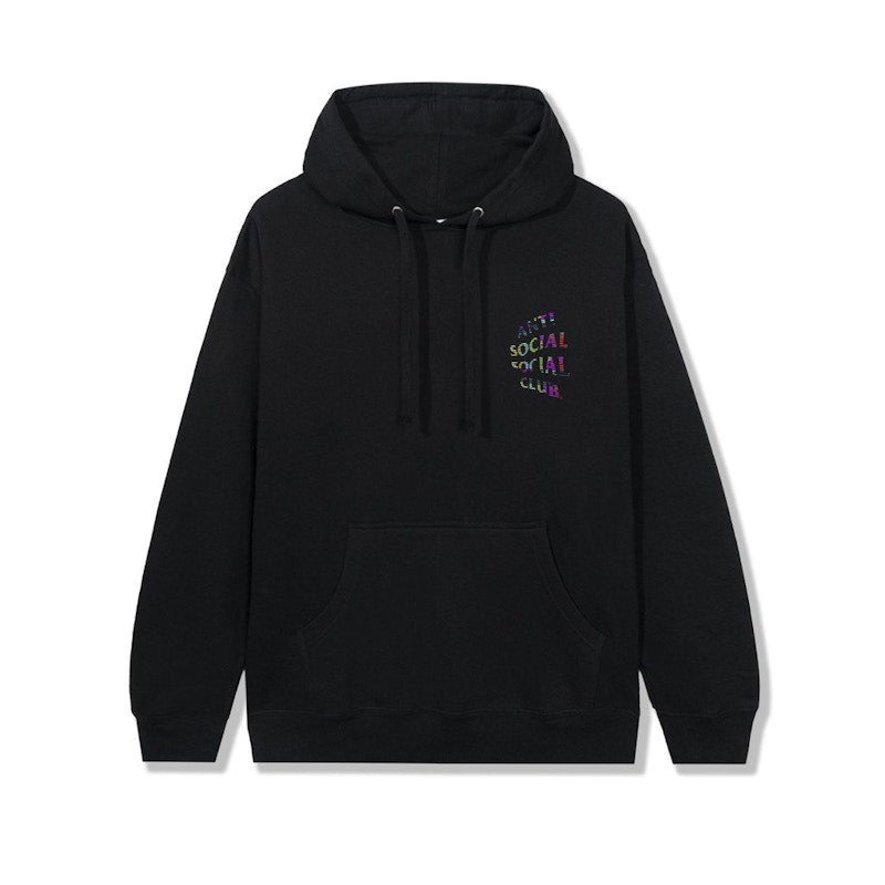 Anti Social Social Club Fuzzy Connection Hoodie Black