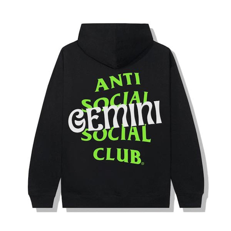 Anti Social Social Club Gemini Hoodie Black