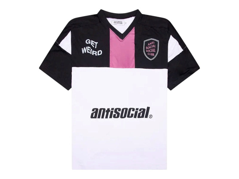 Anti Social Social Club Get Weird Soccer Jersey White