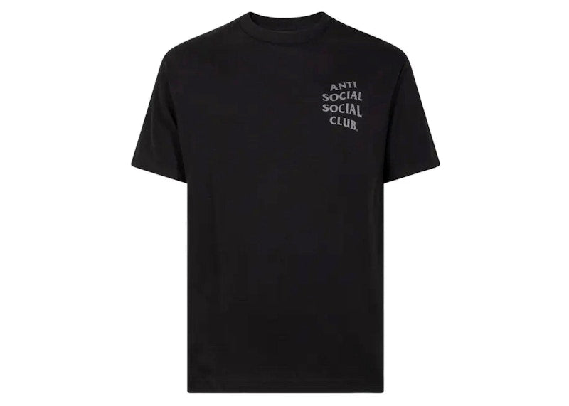 Anti Social Social Club Ghost Of You And Me 3M Reflective Tee Black