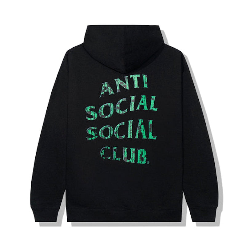 Anti Social Social Club Glitch Hoodie Black