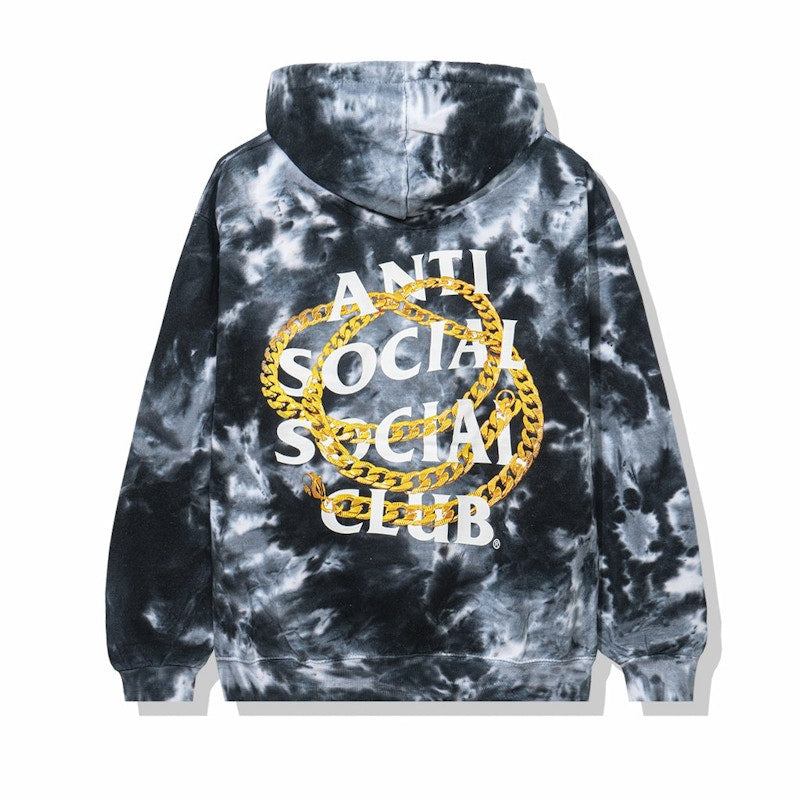 Anti Social Social Club Good Hoodie Black Tie Dye