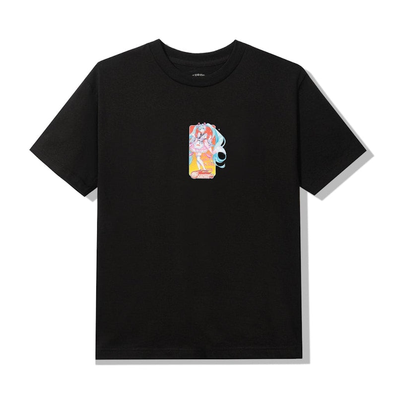 Anti Social Social Club Good Smile Racing Hatsune Miku T-shirt Black